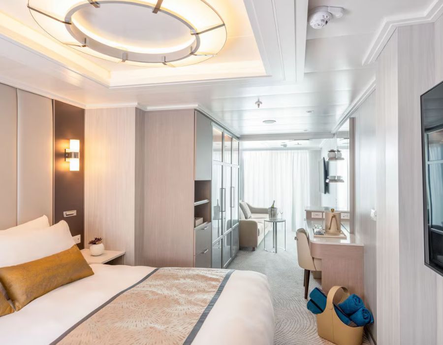 Example of contemporary cruise accommodation